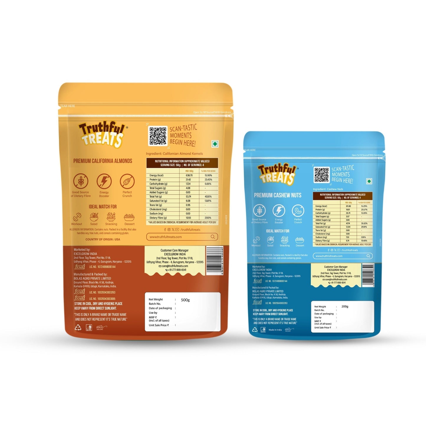 Healthy Nuts Combo Pack Truthful Treats