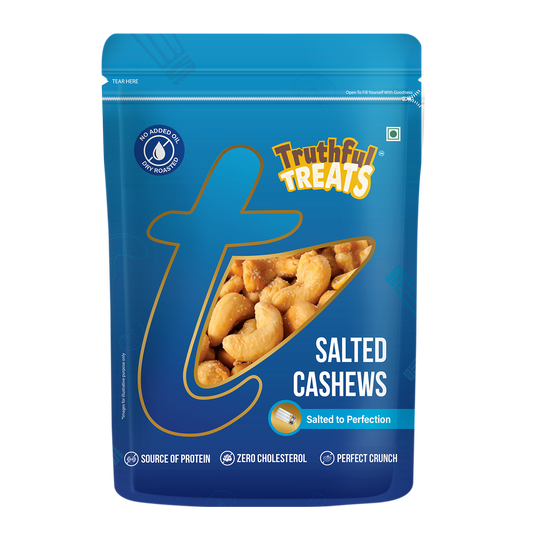 Roasted and salted cashews 160gm