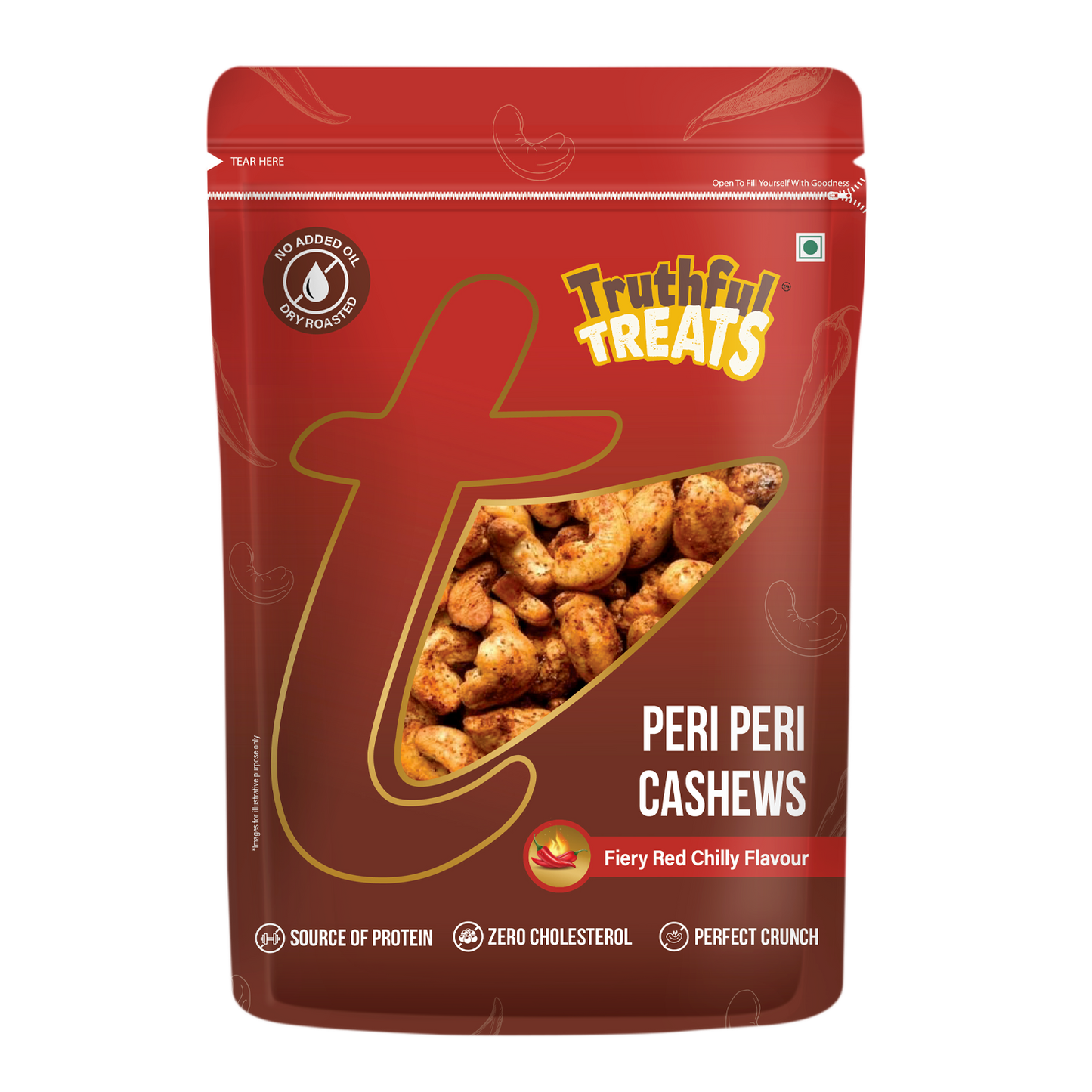 Spicy Roasted Cashews with Peri Peri Flavor – Truthful Treats