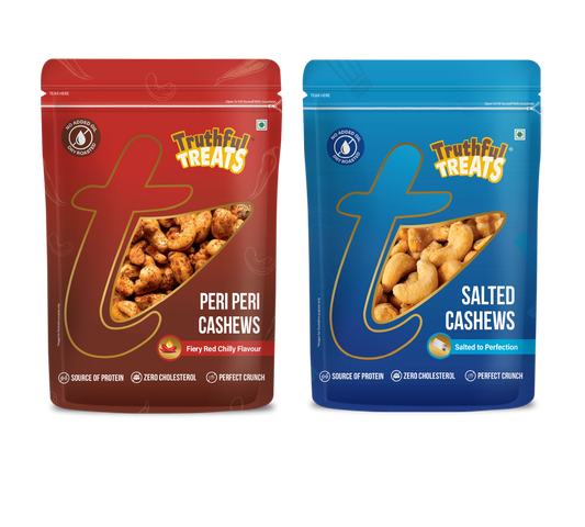 Truthful Treats Peri Peri Cashews – spiced roasted cashews in 320gm pack