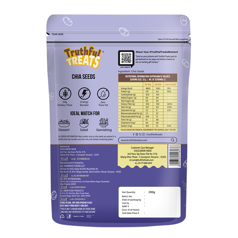 Chia Seeds 200gm