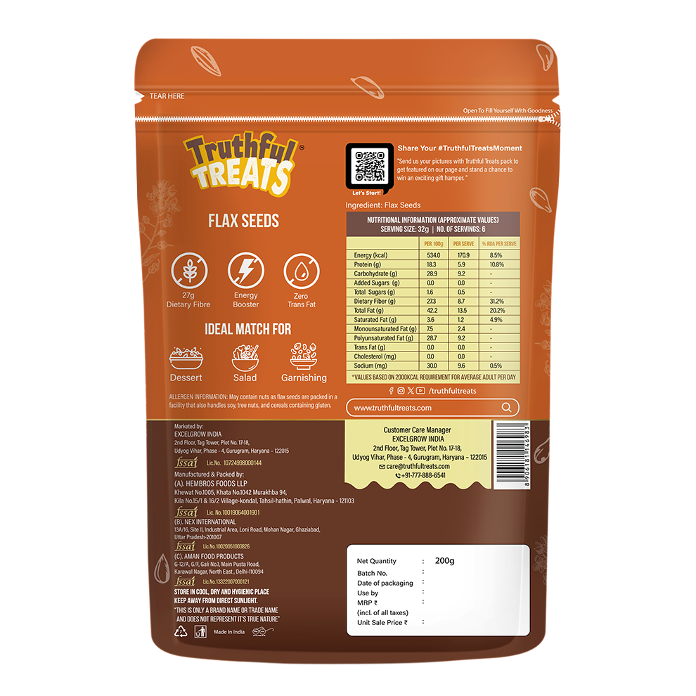 Flax Seeds 200gm