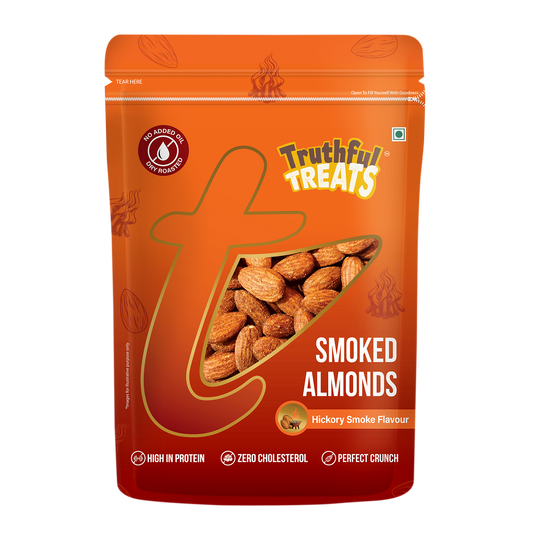 premium Smoked almonds 160gm 