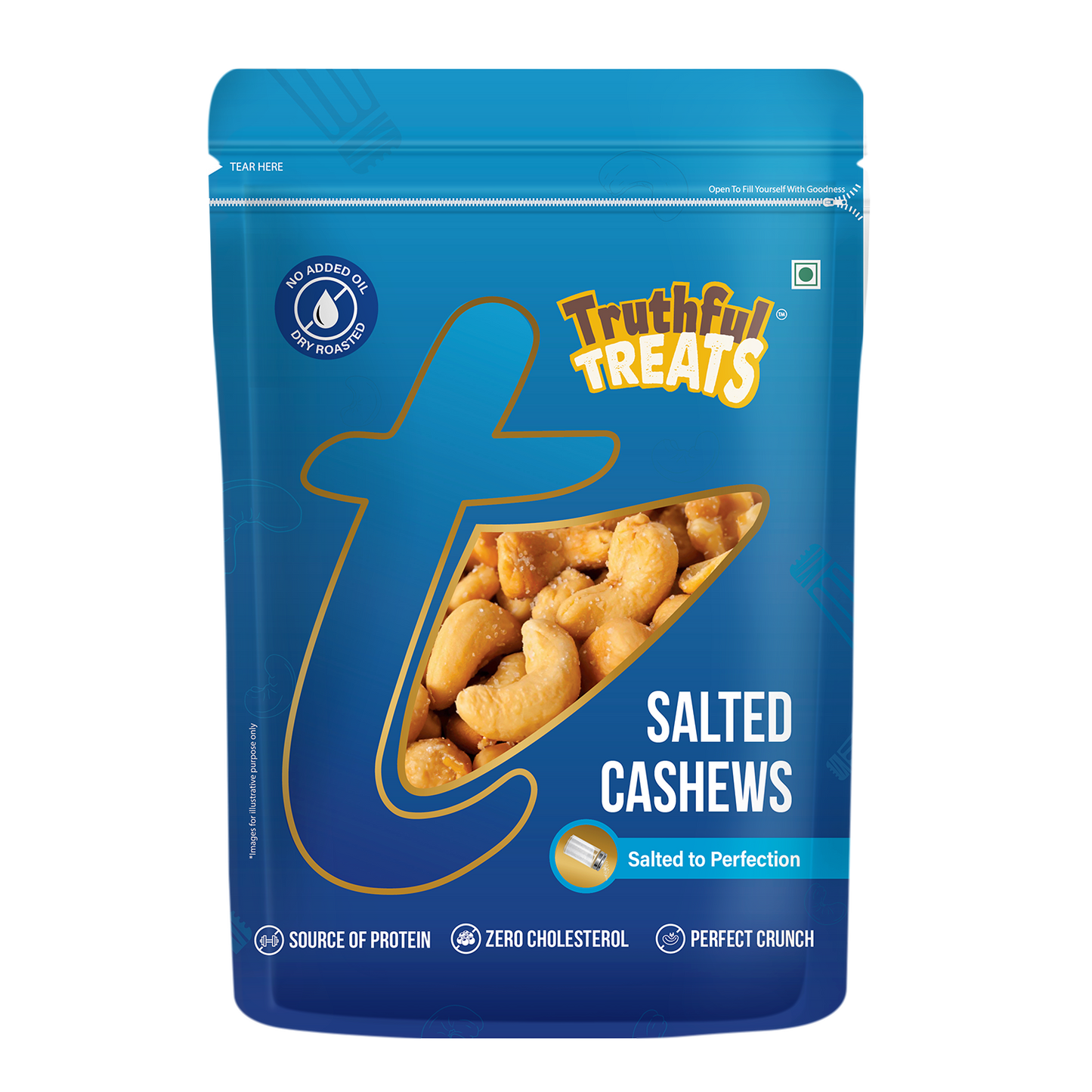 Roasted and salted cashews 160gm 