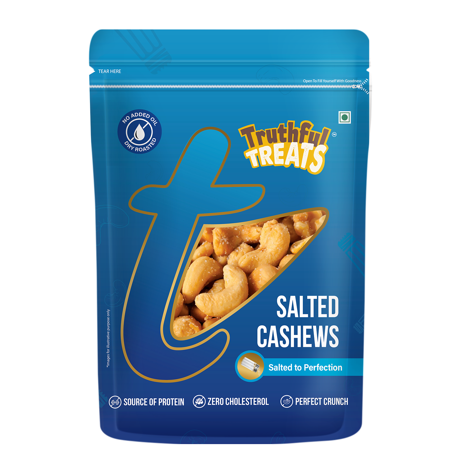 Roasted and salted cashews 160gm 