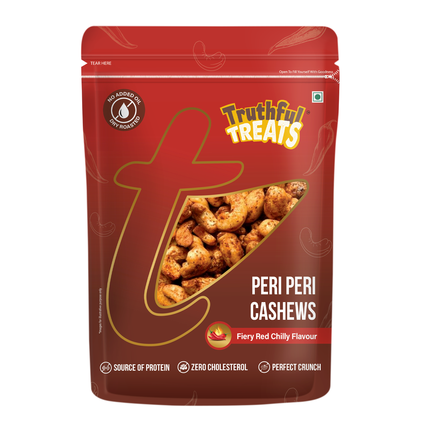 Spicy Roasted Cashews with Peri Peri Flavor – Truthful Treats