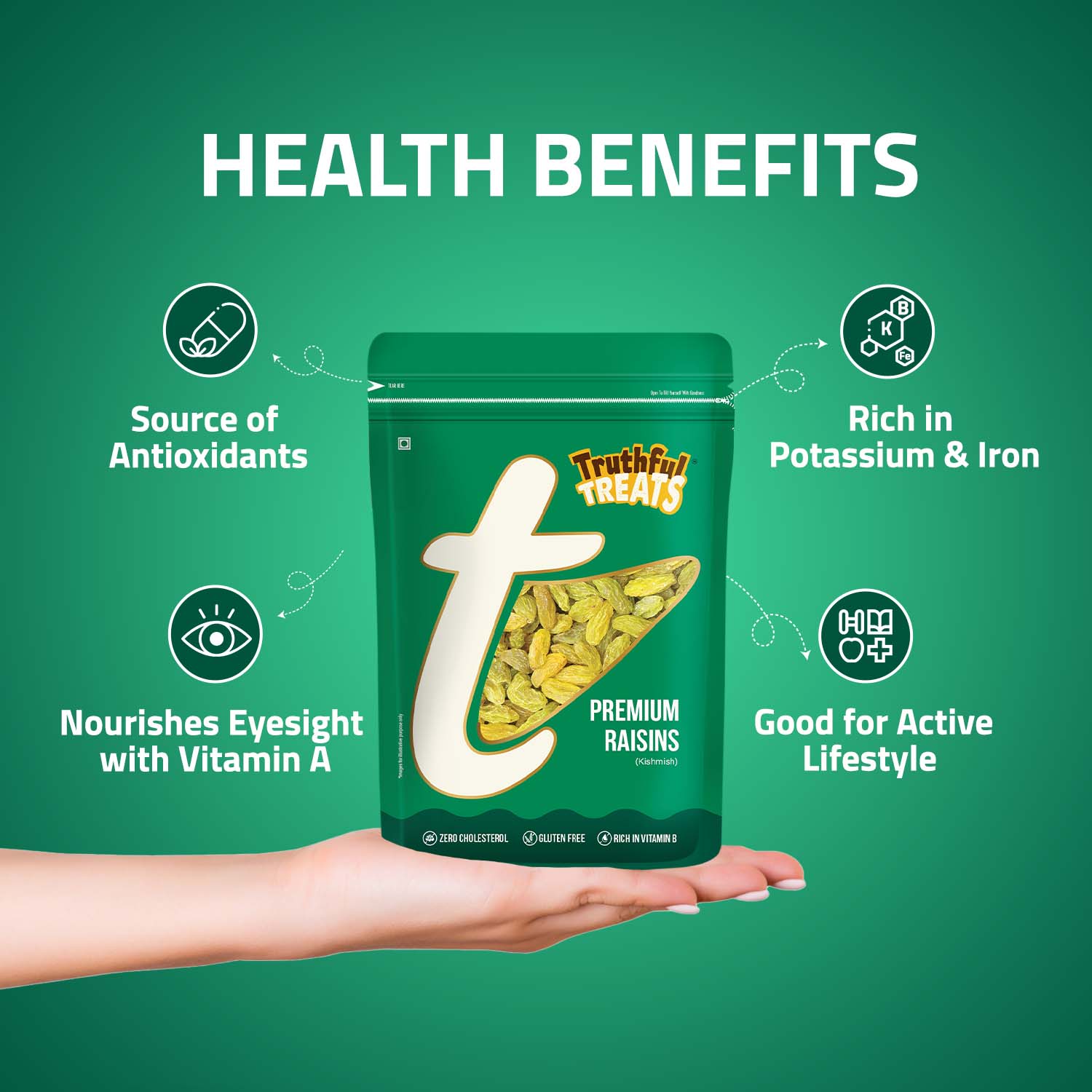 Truthful Treats Premium Raisins TruthfulTreats