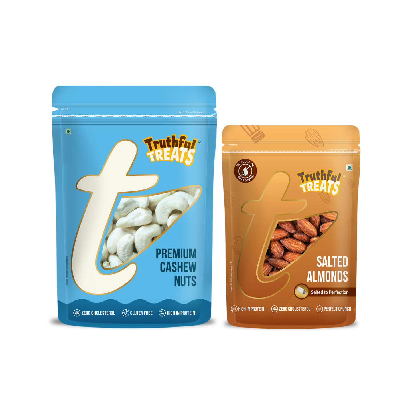 Premium Cashews and Roasted & salted almonds 