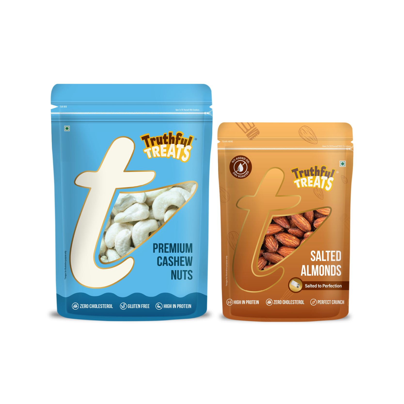 Premium Cashews and Roasted & salted almonds 