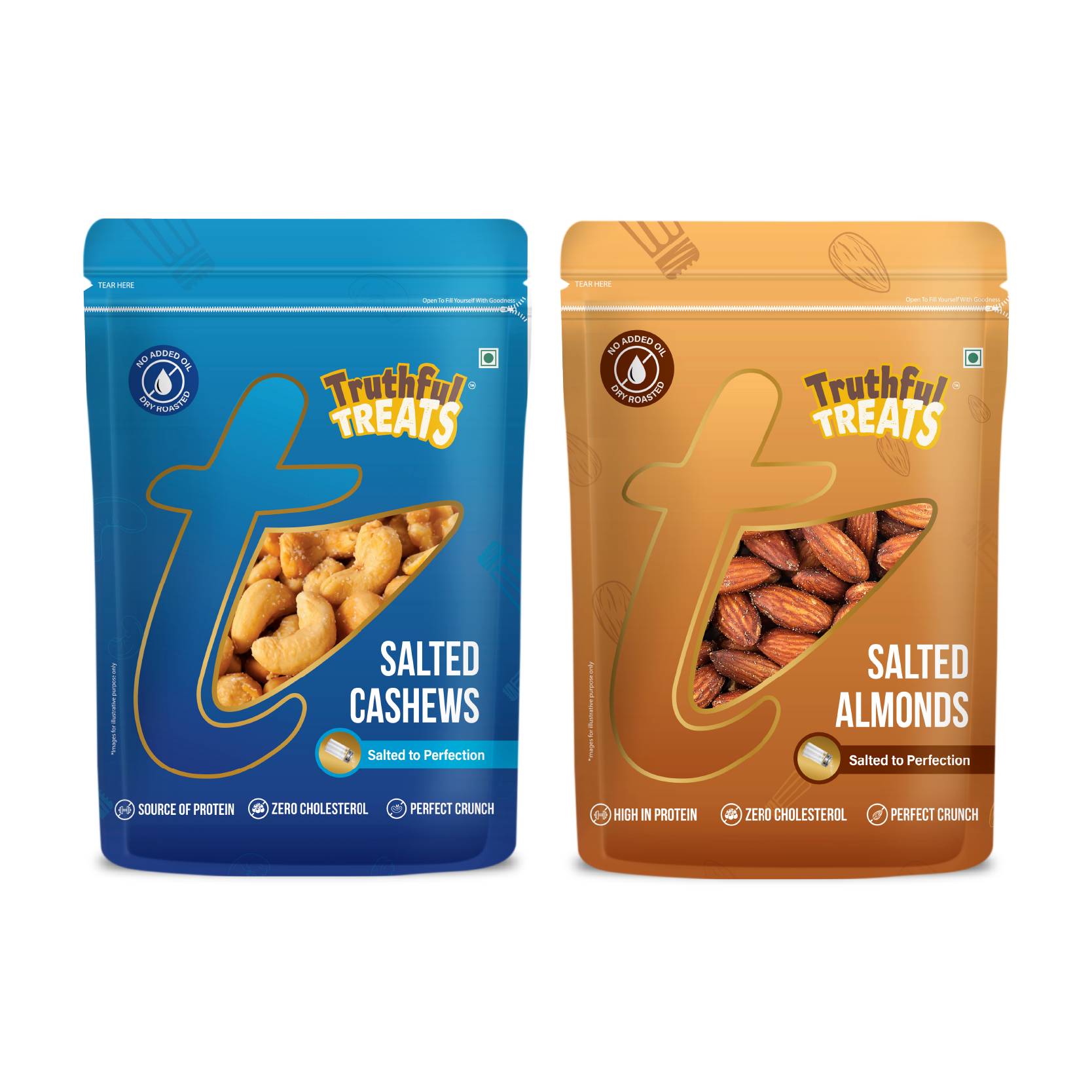 Classic Roasted & salted Crunch Combo pack-320gm 