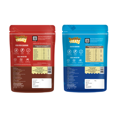 Salted Cashews pack – crunchy, protein-rich roasted cashews for snacking