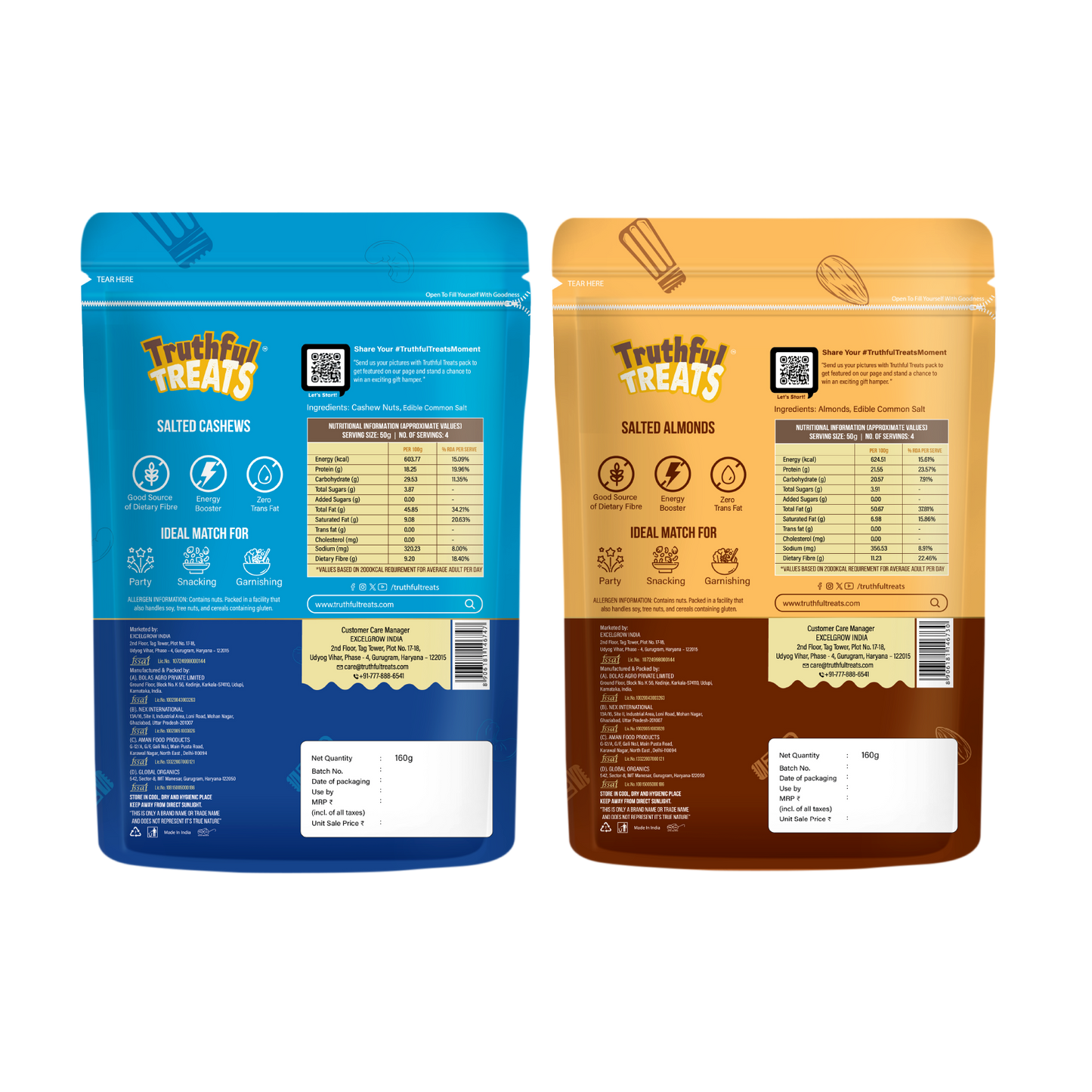 Classic Roated & Salted Crunch Combo back side Instruction 