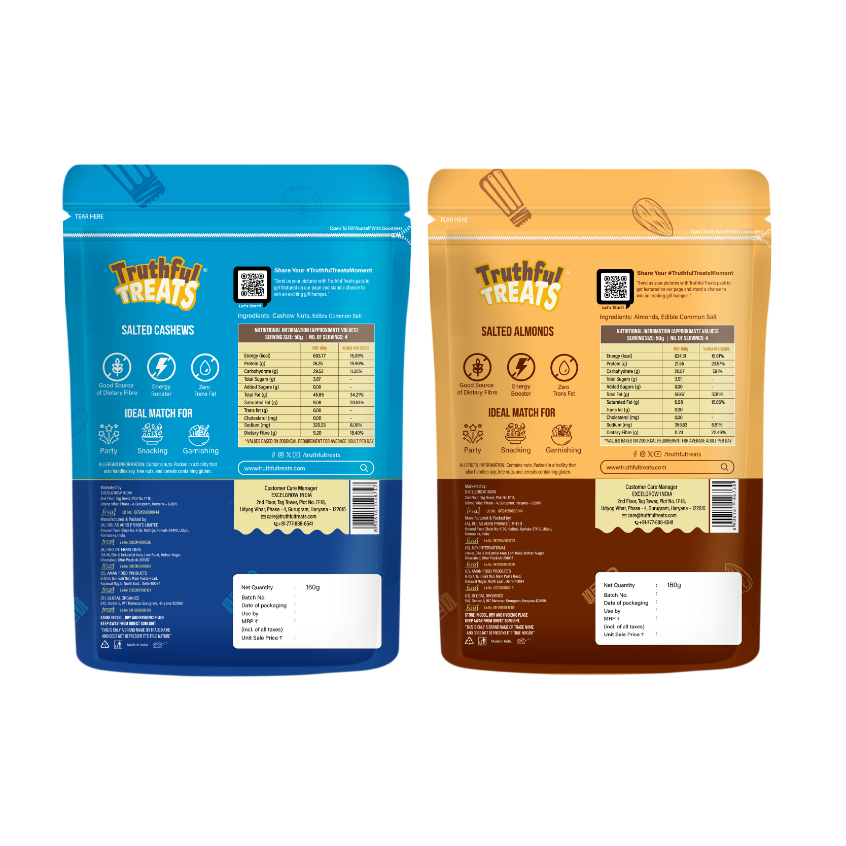 Classic Roated & Salted Crunch Combo back side Instruction 