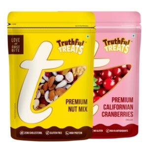 buy Healthy trail mix and dried cranberries combo online from truthful treats